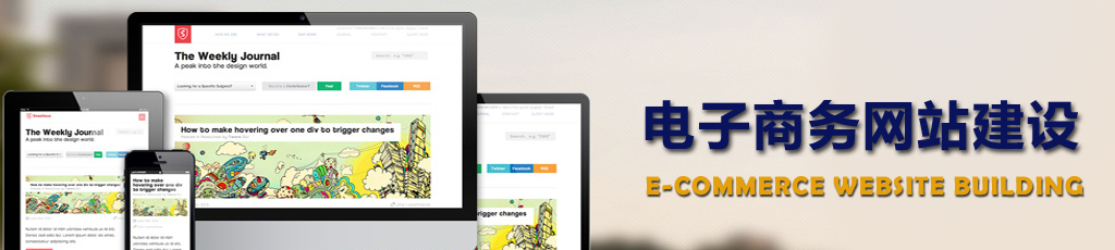 电子商务网站建设课程标题